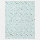 Winterpatroonontwerp fleece deken  (Voorkant)