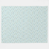 Winterpatroonontwerp fleece deken  (Voorkant (Horizontaal))