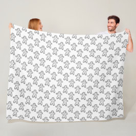 Winterpatroonontwerp fleece deken 