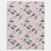 Winterpatroonontwerp fleece deken (Voorkant)
