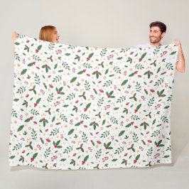 Winterpatroonontwerp fleece deken 