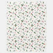 Winterpatroonontwerp fleece deken  (Voorkant)