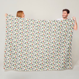 Winterpatroonontwerp fleece deken 