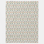 Winterpatroonontwerp fleece deken  (Voorkant)
