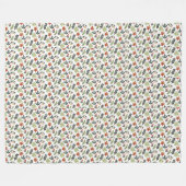 Winterpatroonontwerp fleece deken  (Voorkant (Horizontaal))