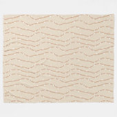 Winterpatroonontwerp fleece deken (Voorkant (Horizontaal))