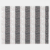 Winterpatroonontwerp fleece deken  (Voorkant (Horizontaal))