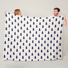Winterpatroonontwerp fleece deken 