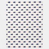 Winterpatroonontwerp fleece deken  (Voorkant)
