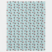 Winterpatroonontwerp fleece deken  (Voorkant)