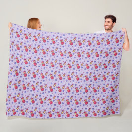 Winterpatroonontwerp fleece deken 