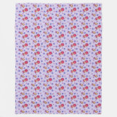 Winterpatroonontwerp fleece deken  (Voorkant)