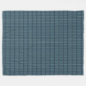 Winterpatroonontwerp fleece deken (Voorkant (Horizontaal))