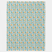 Winterpatroonontwerp fleece deken  (Voorkant)