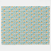 Winterpatroonontwerp fleece deken  (Voorkant (Horizontaal))