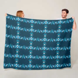 Winterpatroonontwerp fleece deken 