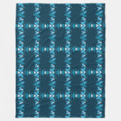 Winterpatroonontwerp fleece deken  (Voorkant)