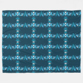 Winterpatroonontwerp fleece deken  (Voorkant (Horizontaal))