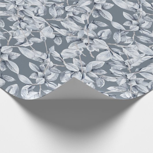 Winterpatroonpapier voor kerstwijn cadeaupapier (Hoek)