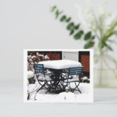 Winterpause Briefkaart (Staand voorkant)