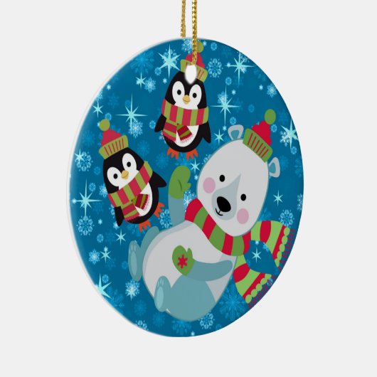 winterpels keramisch ornament (Rechts)