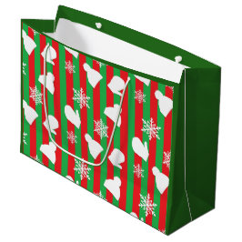 WinterPetten, kerstmis, witte sneeuwvlokken Groot Cadeauzakje