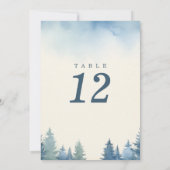 winterpijnbomen blauw tafelnummer (Achterkant)