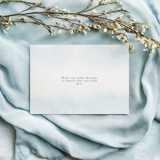  winterpijnbomen bruiloft Save the date