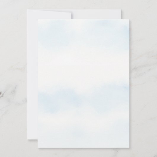 winterpijnbomen trouwtafel dank u bedankkaart (Achterkant)