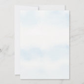 winterpijnbomen trouwuitnodiging kaart (Achterkant)