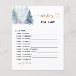 Winterpijnbomen Vernis voor baby