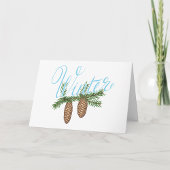 Winterpine Cones Kaart