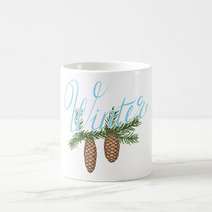 Winterpine Cones Koffiemok