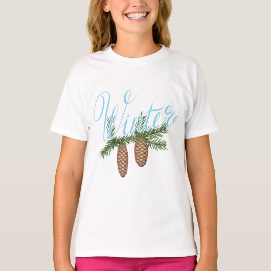 Winterpine Cones T-shirt (Voorkant)