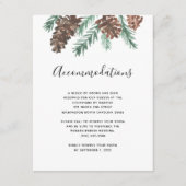winterpinecon | Trouwaccommodaties Informatiekaartje (Voorkant)