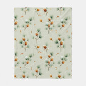 Winterpinecones en besneeuwde takken fleece deken (Voorkant)
