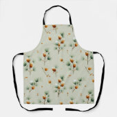 Winterpinecones en besneeuwde takken schort (Voorkant)