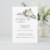 winterpinery van Roos Informatiekaartje (Staand voorkant)