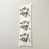 Winterpinguïn “Beste Moeder Ooit” Design Lichaamskussen (Achterkant (Verticaal))