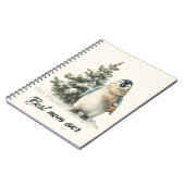 Winterpinguïn “Beste Moeder Ooit” Design Notitieboek (Linkerzijde)