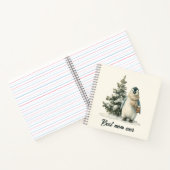 Winterpinguïn “Beste Moeder Ooit” Design Notitieboek (Binnen)