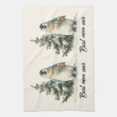 Winterpinguïn “Beste Moeder Ooit” Design Theedoek (Verticaal)