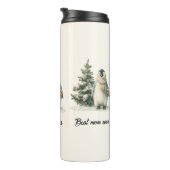 Winterpinguïn “Beste Moeder Ooit” Design Thermosbeker (Geroteerd rechts)