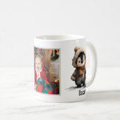 Winterpinguïn met Sneeuwman Ontwerp Koffiemok (Voorkant rechts)