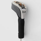 Winterpinguïn met Sneeuwpop Ontwerp Golfheadcover (Schuin)