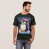 Winterpinguïn T-shirt – Schattige & Gezellig Koud  (Voorkant volledig)
