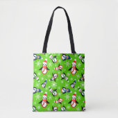 Winterpinguïns in Petten Tote Bag (Voorkant)