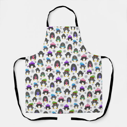 Winterpinguïns Schort (Voorkant)