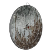Winterpleister Dartbord (Voorkant Links)