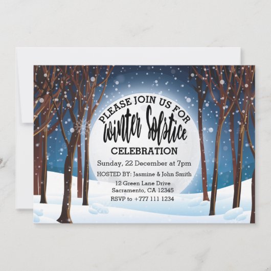 Winterpleisterfeestdag Kaart (Voorkant)